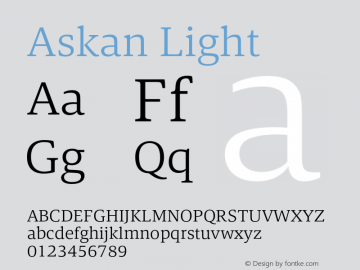 Askan-Light Version 1.000图片样张