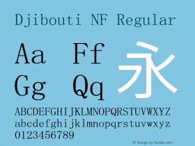 Djibouti NF Regular 图片样张