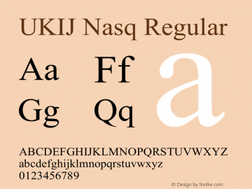UKIJ Nasq Version 4.00 July 28, 2006图片样张