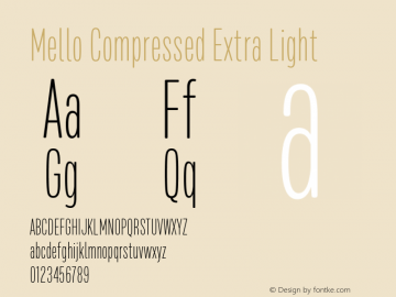 Mello Compressed Extra Light 1.000图片样张