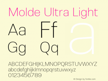 Molde Ultra Light 1.000图片样张