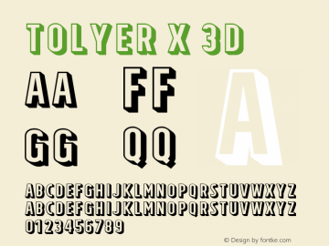 Tolyer X 3D 1.000图片样张
