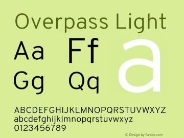 Overpass Light Version 3.000;DELV;Overpass图片样张
