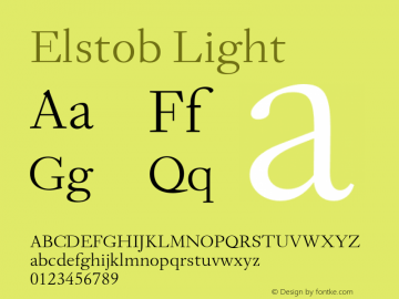 Elstob Light Version 1.015图片样张