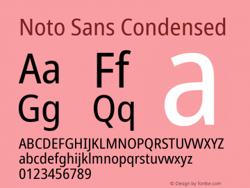 Noto Sans Condensed Version 2.005; ttfautohint (v1.8.3) -l 8 -r 50 -G 200 -x 14 -D latn -f none -a qsq -X 