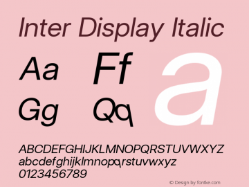 Inter Display Version 3.019;git-270d423ba图片样张