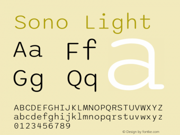 Sono Light Version 1.100图片样张