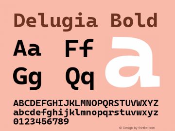 Delugia Bold v2105.24.1图片样张
