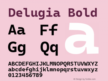 Delugia Bold v2105.24.2图片样张