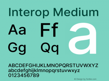 Interop-Medium Version 1.006图片样张