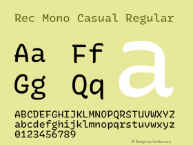 Rec Mono Casual Version 1.079图片样张