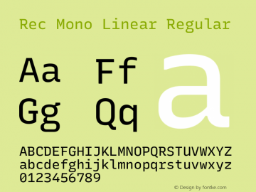 Rec Mono Linear Version 1.079图片样张