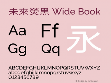 未來熒黑 Wide Book 图片样张