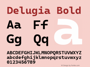 Delugia Bold v2106.17-15-ga377734图片样张