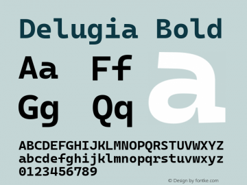 Delugia Bold v2108.26.1图片样张