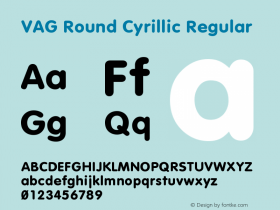 VAG Round Cyrillic 2008/10/21图片样张