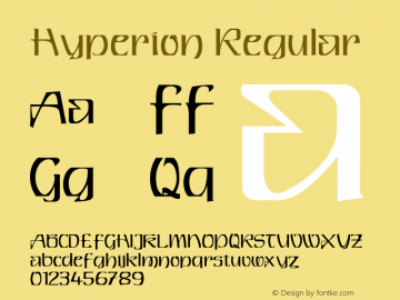 Hyperion Version 1.000 2015 initial release图片样张