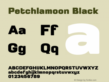 Petchlamoon Black Version 1.3图片样张