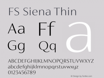FSSiena-Thin Version 1.001图片样张