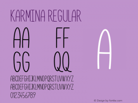 Karmina Version 1.00 July 31, 2015, initial release图片样张