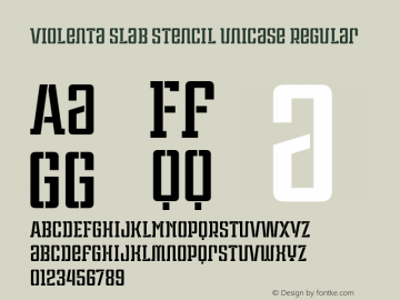 ViolentaSlabStencilUnicase 图片样张