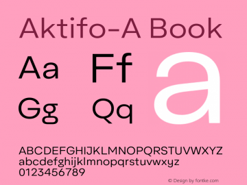 Aktifo-A-Book Version 1.000 | wf-rip DC20190125图片样张
