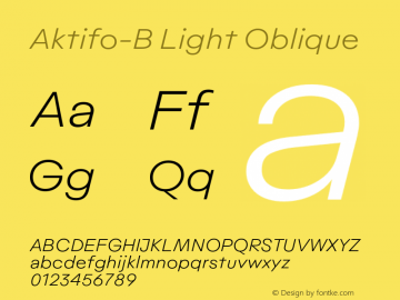 Aktifo-B-LightOblique Version 1.000 | wf-rip DC20190125图片样张