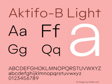 Aktifo-B-Light Version 1.000 | wf-rip DC20190125图片样张