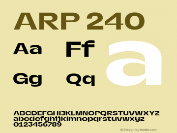 ARP 240 Version 1.000图片样张