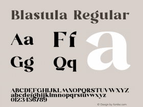 Blastula-Regular Version 1.001图片样张