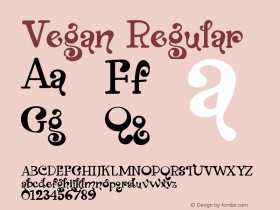Vegan Version 1.021;Fontself Maker 3.5.7图片样张