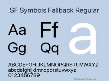 .SF Symbols Fallback 16.0d18e1图片样张
