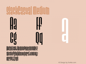 SlackCasual Medium 001.000图片样张