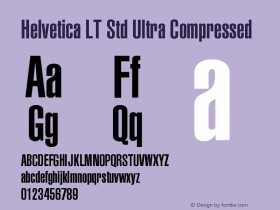 HelveticaLTStd-UltraComp Version 2.030;PS 002.000;hotconv 1.0.51;makeotf.lib2.0.18671图片样张