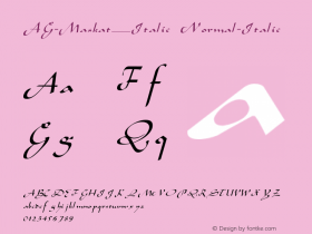 AG Maskat_Italic Normal-Italic 001.000图片样张