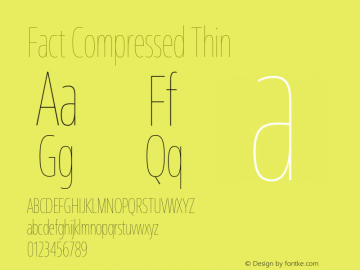 Fact Compressed Thin Version 1.000图片样张