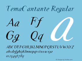 TemaCantante Regular 1.000图片样张