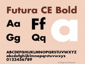 Futura CE Bold 001.000图片样张