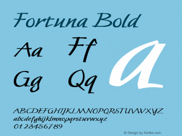 Fortuna-Bold 005.000图片样张