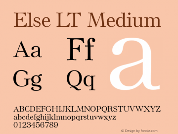 Else LT Medium 006.000图片样张