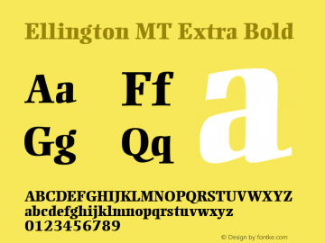 Ellington MT Extra Bold 001.000图片样张
