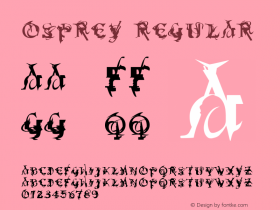 Osprey Regular 1.000 Font Sample