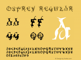 Osprey Regular 001.000 Font Sample