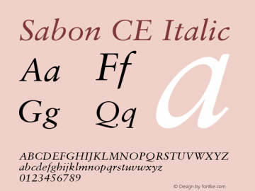 Sabon CE Italic 001.002图片样张