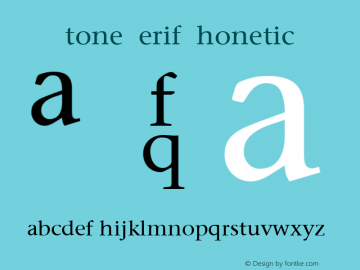 ITC Stone Serif Phonetic IPA 001.002图片样张