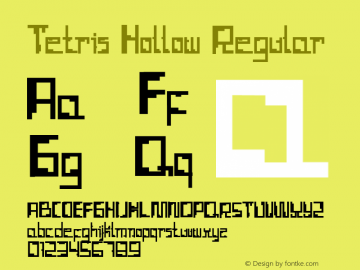 Tetris_Hollow Version 001.000图片样张