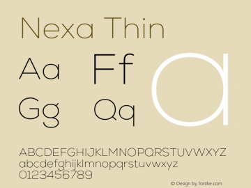 Nexa-Thin Version 2.00图片样张