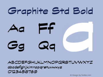 GraphiteStd-Bold Version 2.020;PS 002.000;hotconv 1.0.50;makeotf.lib2.0.16970图片样张