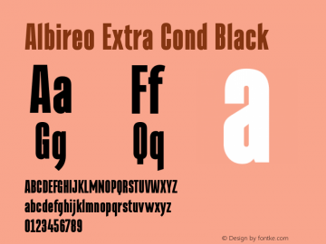 Albireo Extra Cond Black Version 1.000 | wf-rip DC20191005图片样张