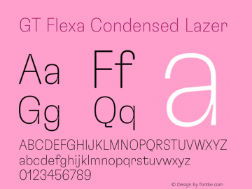 GT Flexa Condensed Lazer Version 2.005图片样张
